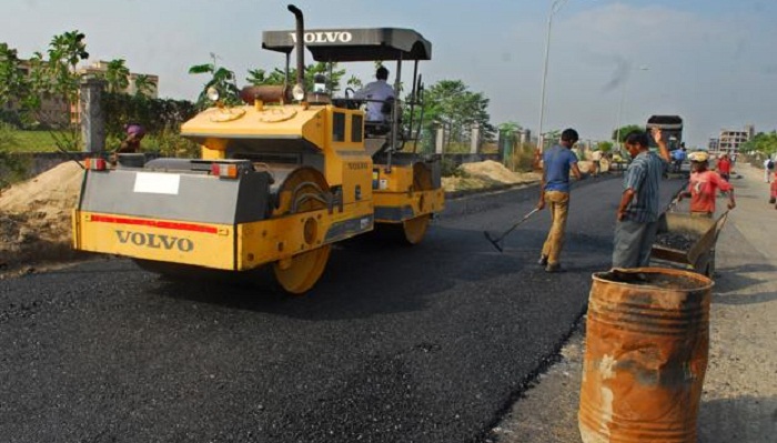 Road construction Bangladesh
