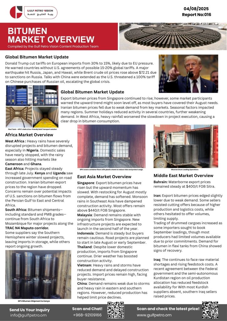 Bitumen market update