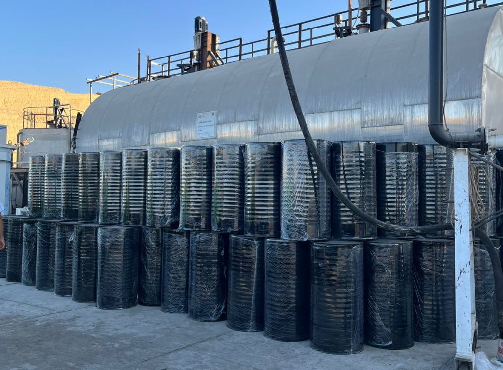 Bitumen new steel drum