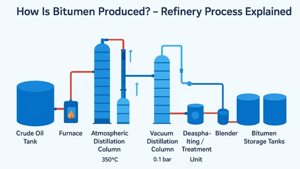 How is Oxidized Bitumen Produced? Everything About the Production Process