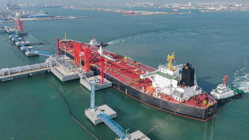 Military warships patrolling Gulf waters during rising tensions between United States and Iran